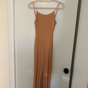 House of Harlow Ribbed Bodycon Maxi Dress